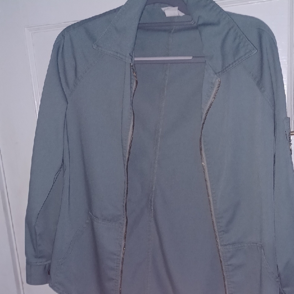 Levi's Women's Utility Jacket in Blue Gray